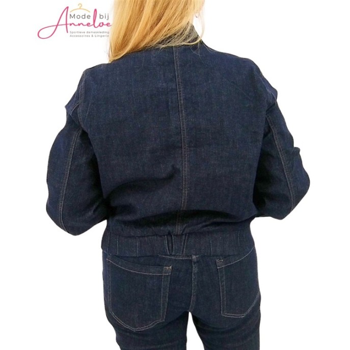Red Button Bomber jasje denim Forever blue